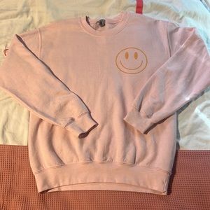 (Be kind to your mind) smiley face crewneck women’s size small